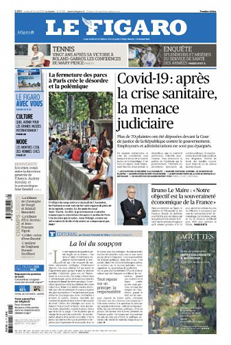 Le Figaro du Vendredi 22 Mai 2020