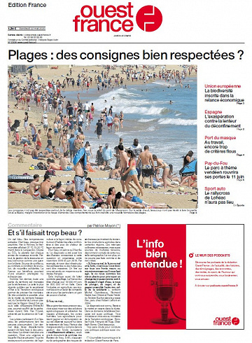 Ouest France - Vendredi 22 Mai 2020