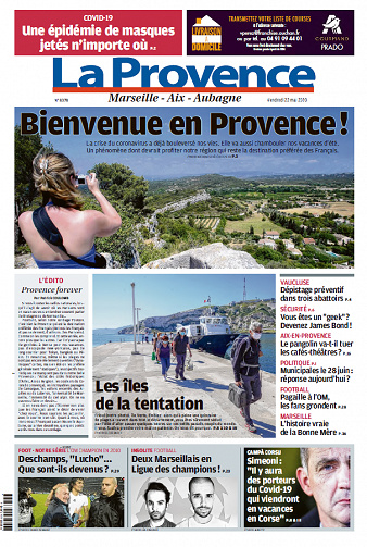 La Provence Marseille - Vendredi 22 Mai 2020