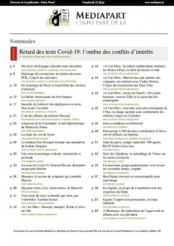 Mediapart - Vendredi 22 Mai 2020
