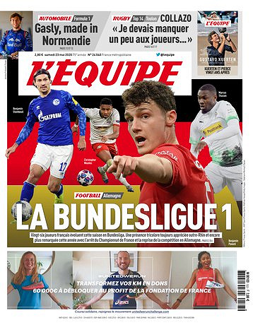 L’equipe du Samedi 23 Mai 2020