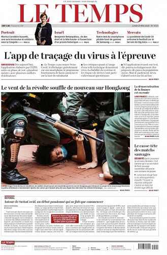 Le Temps - 25 Mai 2020