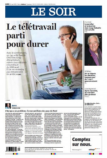 Le Soir - Lundi 25 Mai 2020