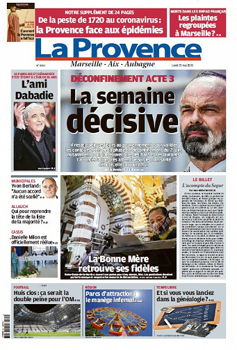 La Provence Marseille - Lundi 25 Mai 2020