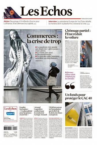 Les Echos du Mardi 26 Mai 2020