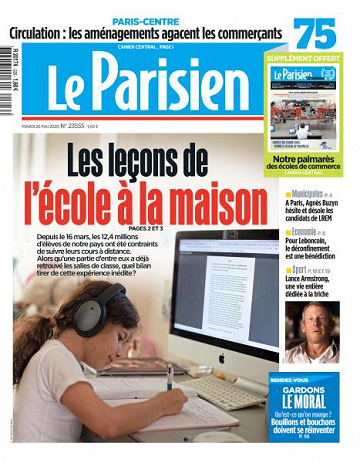 Le Parisien du Mardi 26 Mai 2020