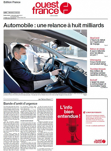 Ouest France - Mercredi 27 Mai 2020