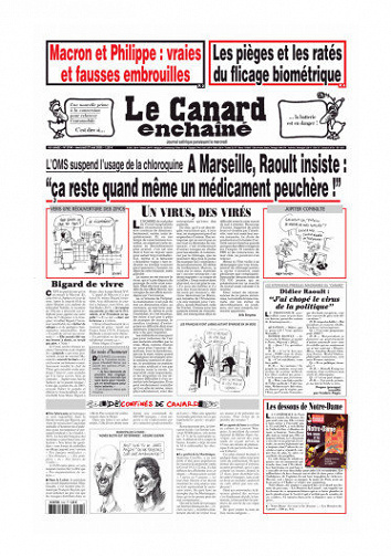 Le Canard enchaîné N°5194 - 27 Mai 2020 au 2 Juin 2020