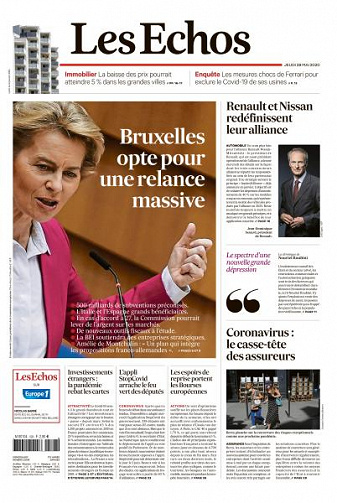 Les Echos du Jeudi 28 Mai 2020