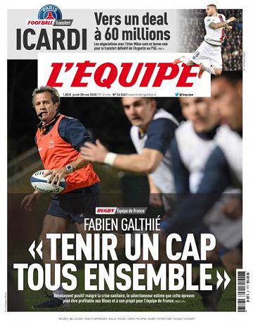 L’equipe du Jeudi 28 Mai 2020