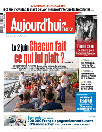 Aujourd’hui en France - 28 Mai 2020
