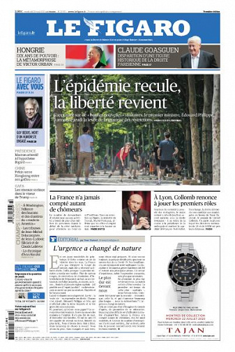 Le Figaro du Vendredi 29 Mai 2020