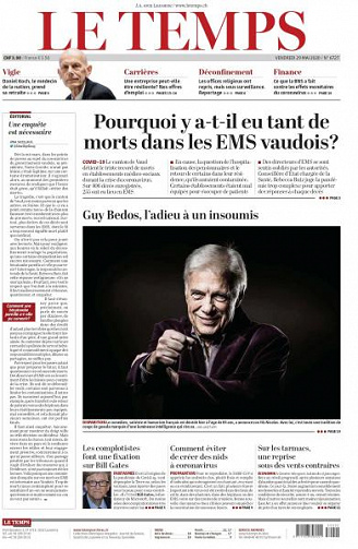 Le Temps - 29 Mai 2020