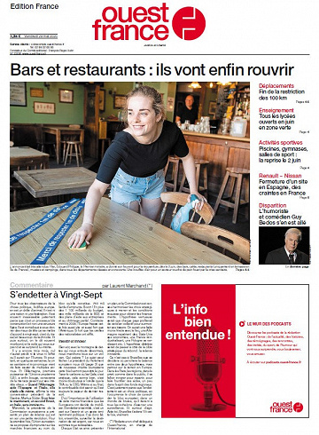 Ouest France - Vendredi 29 Mai 2020