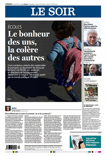 Le Soir - Vendredi 29 Mai 2020