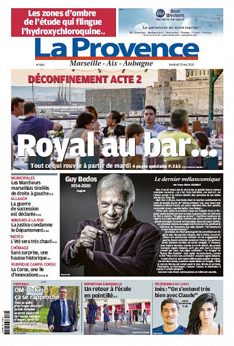 La Provence Marseille - Vendredi 29 Mai 2020