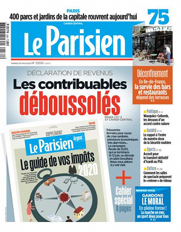 Le Parisien du Samedi 30 Mai 2020