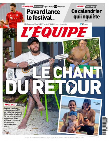 L’equipe du Dimanche 31 Mai 2020