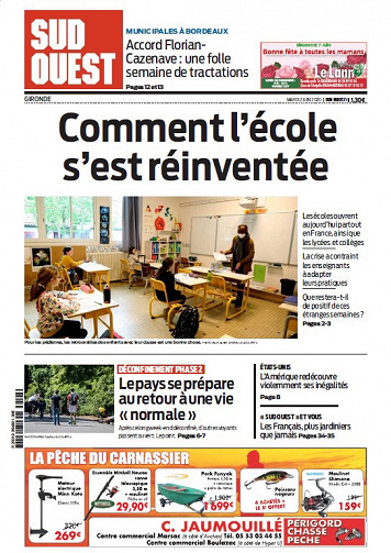 Sud Ouest - Gironde - Lundi 2 Juin 2020