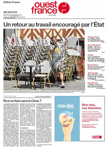 Ouest France - Lundi 2 Juin 2020