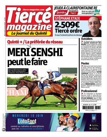 Tiercé Magazine du mercredi 03 juin 2020