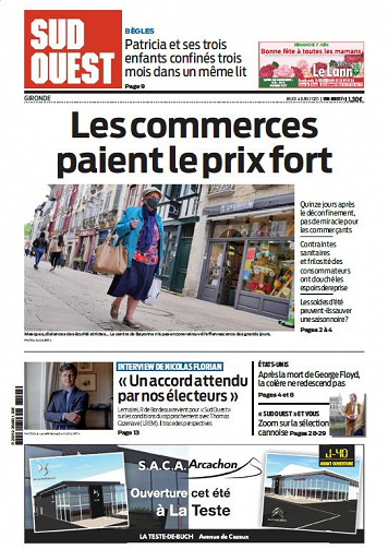 Sud Ouest - Gironde - Jeudi 4 Juin 2020