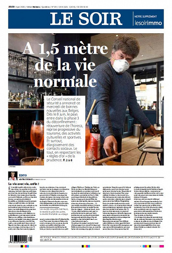 Le Soir - Jeudi 4 Juin 2020