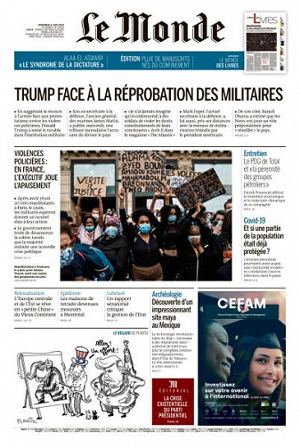 Le Monde du Vendredi 5 Juin 2020