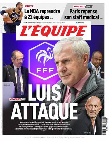 L’equipe du Vendredi 5 Juin 2020