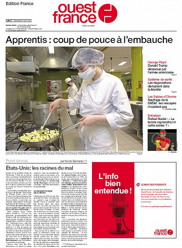 Ouest France - Vendredi 5 Juin 2020
