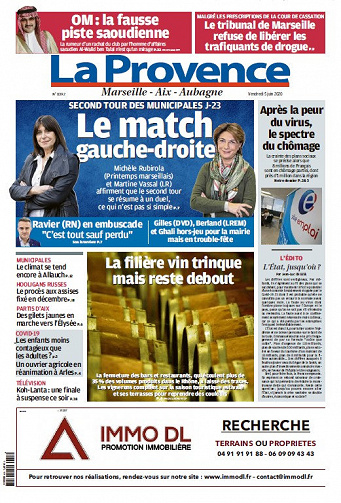 La Provence Marseille - Vendredi 5 Juin 2020