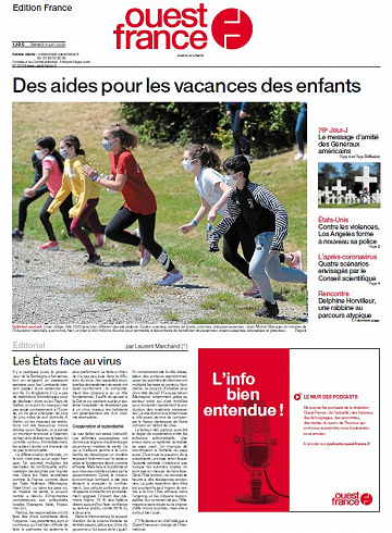 Ouest France - Samedi 6 Juin 2020