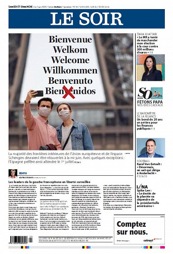 Le Soir - Samedi 6 et Dimanche 7 Juin 2020