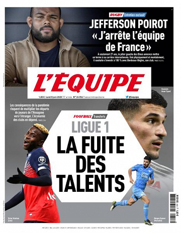 L’equipe du Lundi 8 Juin 2020