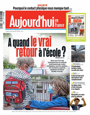 Aujourd’hui en France - 8 Juin 2020