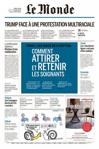 Le Monde du Mardi 9 Juin 2020