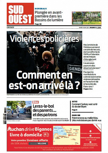 Sud Ouest - Gironde - Mardi 9 Juin 2020