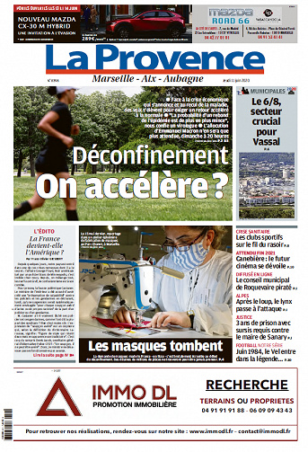La Provence Marseille - Jeudi 11 Juin 2020