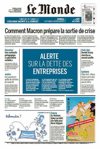 Le Monde - Vendredi 12 Juin 2020