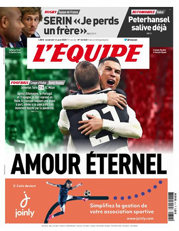 L’equipe du Vendredi 12 Juin 2020