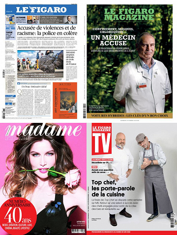 Pack Le Figaro et ses 3 suppléments - Vendredi 12 Juin 2020