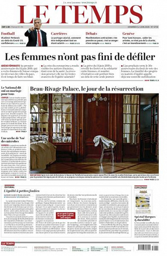 Le Temps - 12 Juin 2020