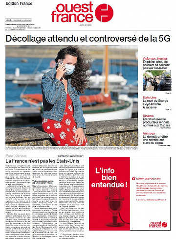 Ouest France - Vendredi 12 Juin 2020