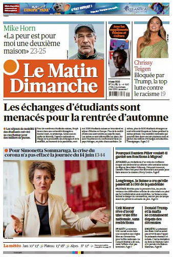 Le Matin Dimanche - Dimanche 14 Juin 2020