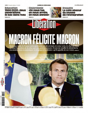 Libération du Lundi 15 Juin 2020