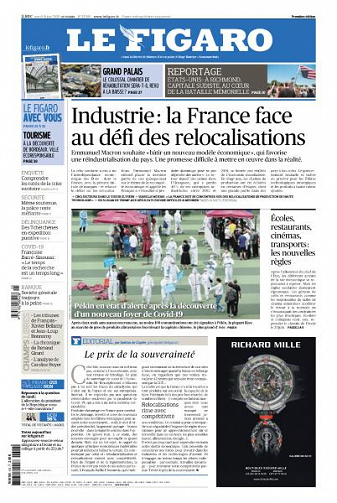 Le Figaro du Mardi 16 Juin 2020