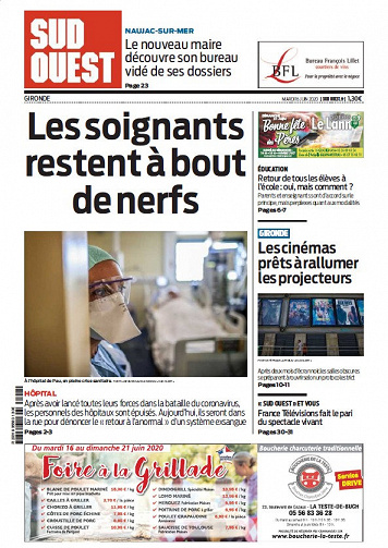 Sud Ouest - Gironde - Mardi 16 Juin 2020