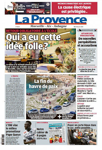 La Provence Marseille - Mardi 16 Juin 2020