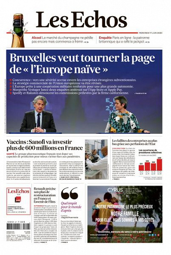 Les Echos du Mercredi 17 Juin 2020