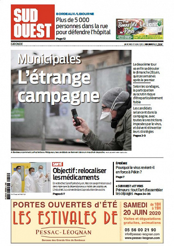 Sud Ouest - Gironde - Mercredi 17 Juin 2020